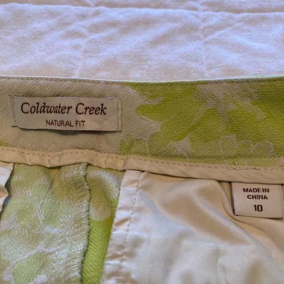 Coldwater Creek Cropped Pants Size 10 - Picture 4 of 4